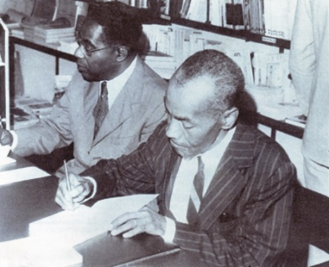 Aimé Césaire et Léon Gontran Damas